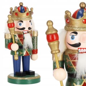 Дървена фигурка NUTCRACKER Коледна украса 15.5cm PREMIUM