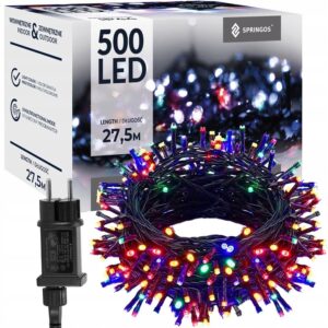 Jõulupuu valgustid 500LED 27.5m OUTDOOR INDOOR MULTICOLOR CHRISTMAS