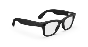 Ray-Ban Meta Wayfarer (Gen 2) Matte Black Clear Lenses - Image 3