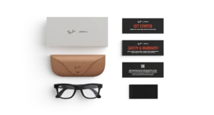 Ray-Ban Meta Wayfarer (Gen 2) Matte Black Clear Lenses - Image 5