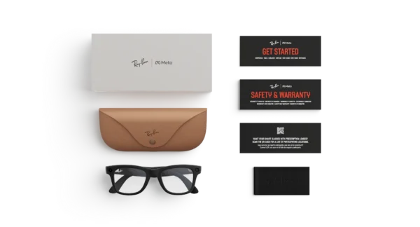 ray-ban-meta-wayfarer-matte-black-clear-gen-2-5 Ray-Ban Meta Wayfarer (Gen 2) Matte Black Clear Lenses