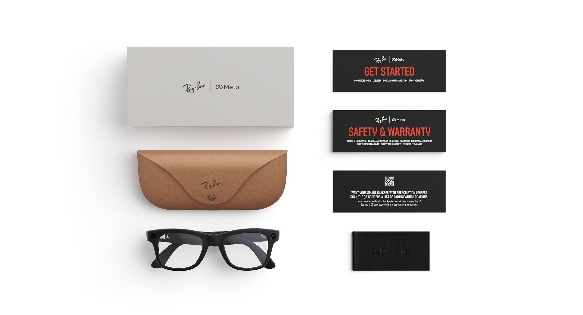 Ray-Ban Meta Wayfarer (Gen 2) Matte Black Clear Lenses - Image 5