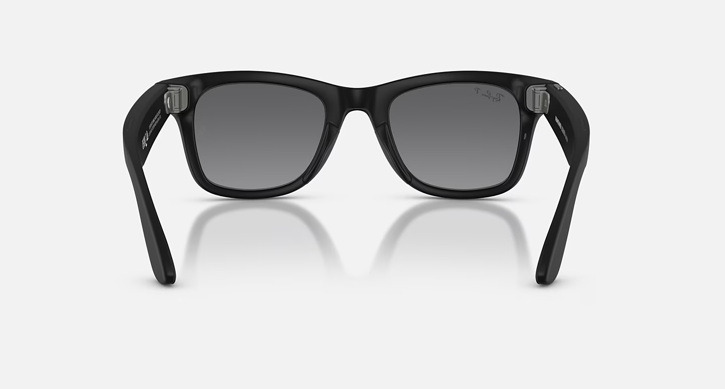 Ray-Ban Meta Wayfarer (Gen 2) Matte Black AI Glasses with Polarized Graphite Gradient Lenses - Image 5