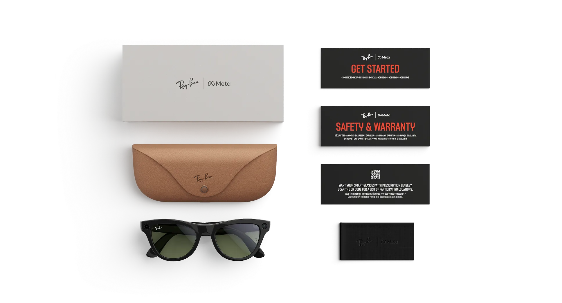 Ray-Ban Meta Skyler (Gen 2) shiny black AI glasses with green lenses - Obraz 5