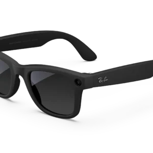 Okulary Ray-Ban Meta Wayfarer (Gen 1) Matte Black AI z czarnymi soczewkami